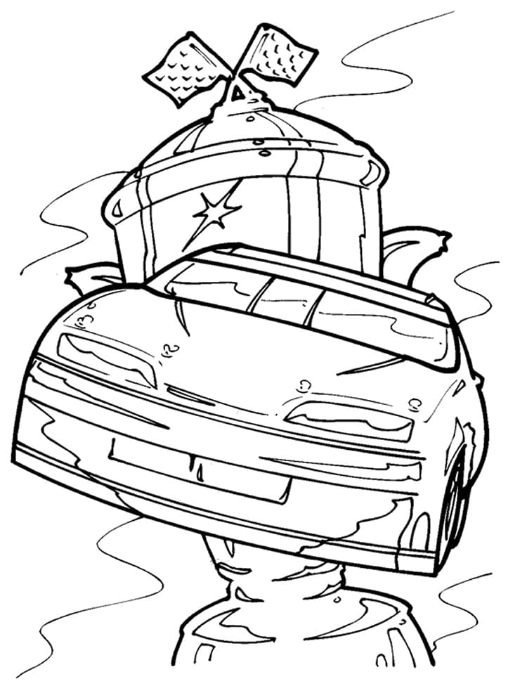 Race Car Coloring Pages for Kids 76