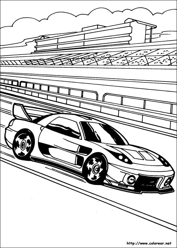 Race Car Coloring Pages for Kids 77