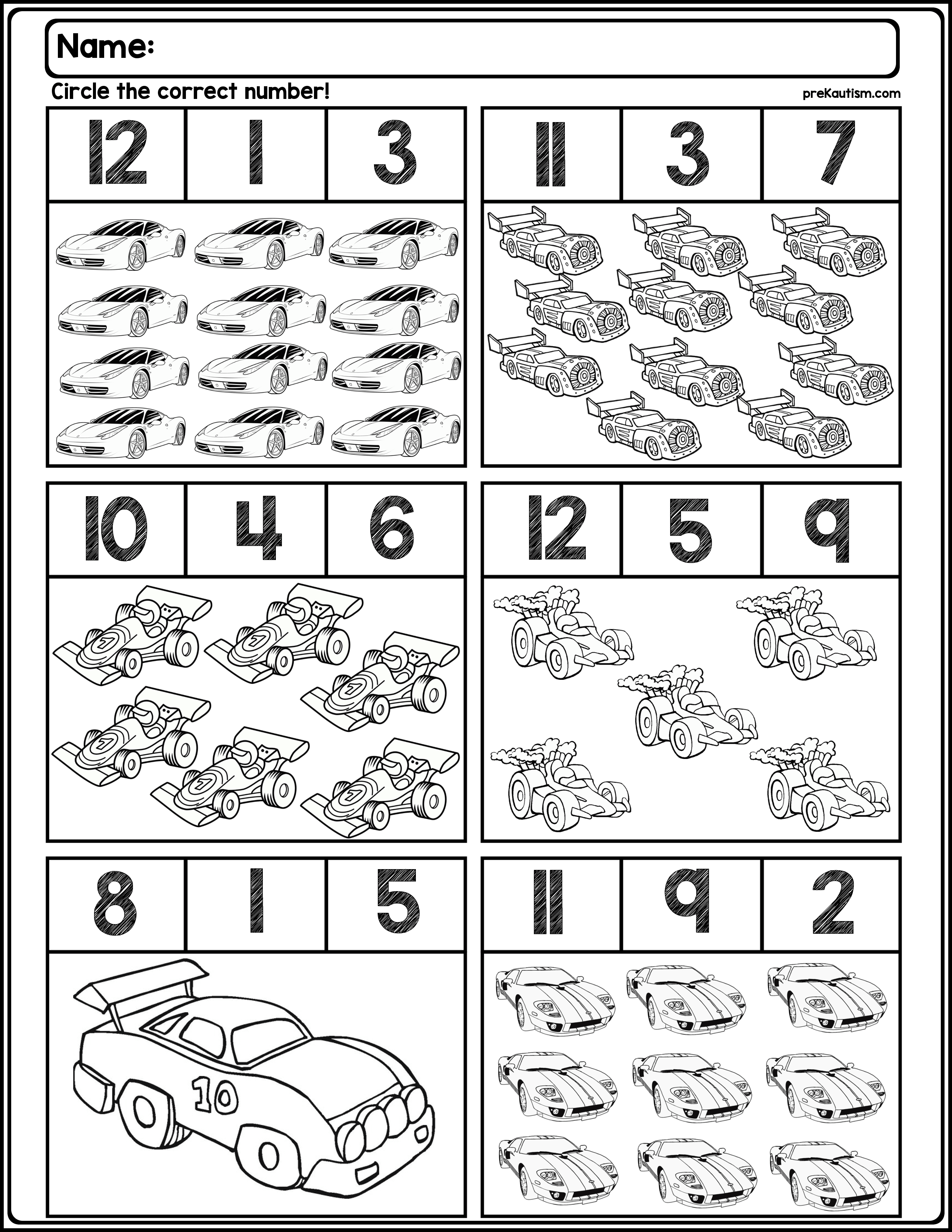 Race Car Coloring Pages for Kids 78