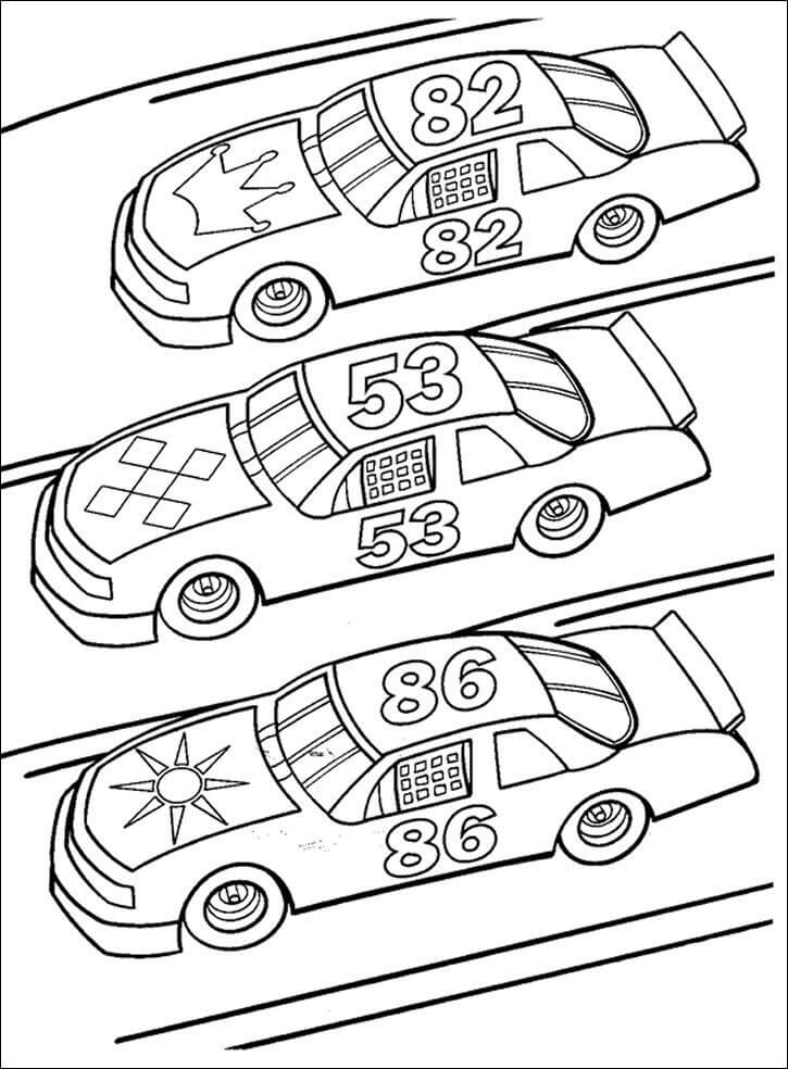 Race Car Coloring Pages for Kids 83