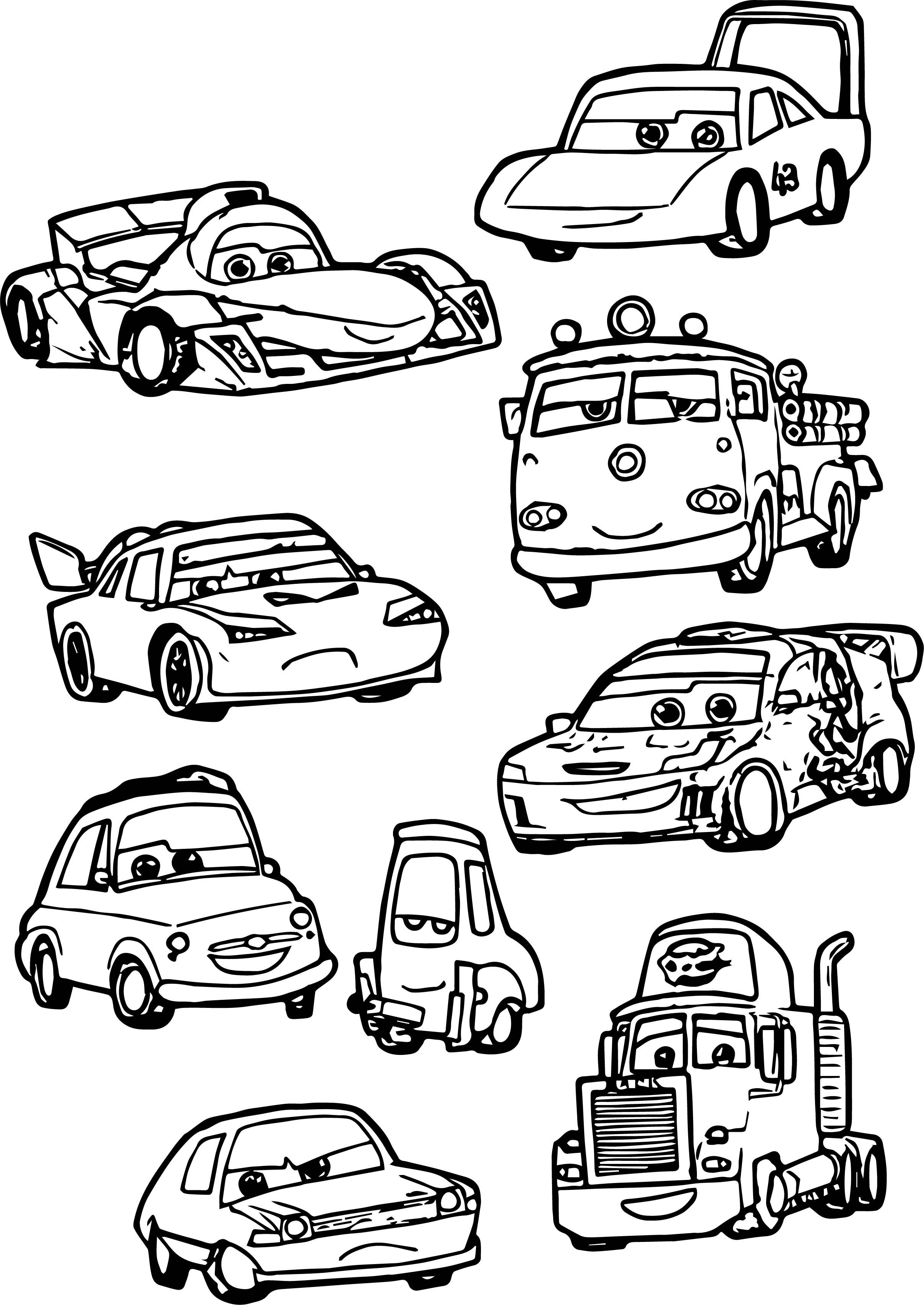 Race Car Coloring Pages for Kids 87