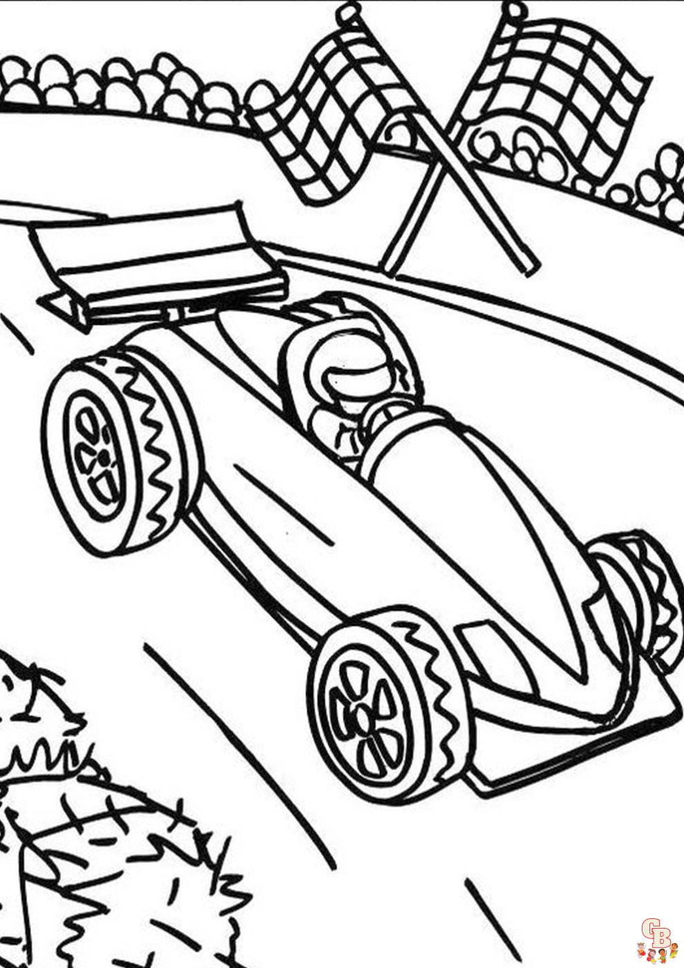 Race Car Coloring Pages for Kids 92