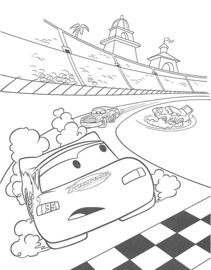 Race Car Coloring Pages for Kids 96