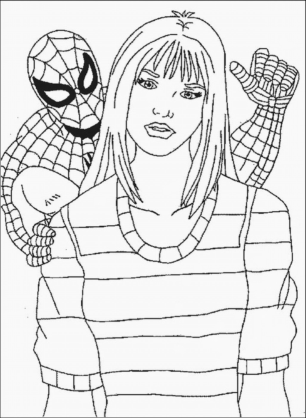 Spiderman Coloring Pages Free Printable 10