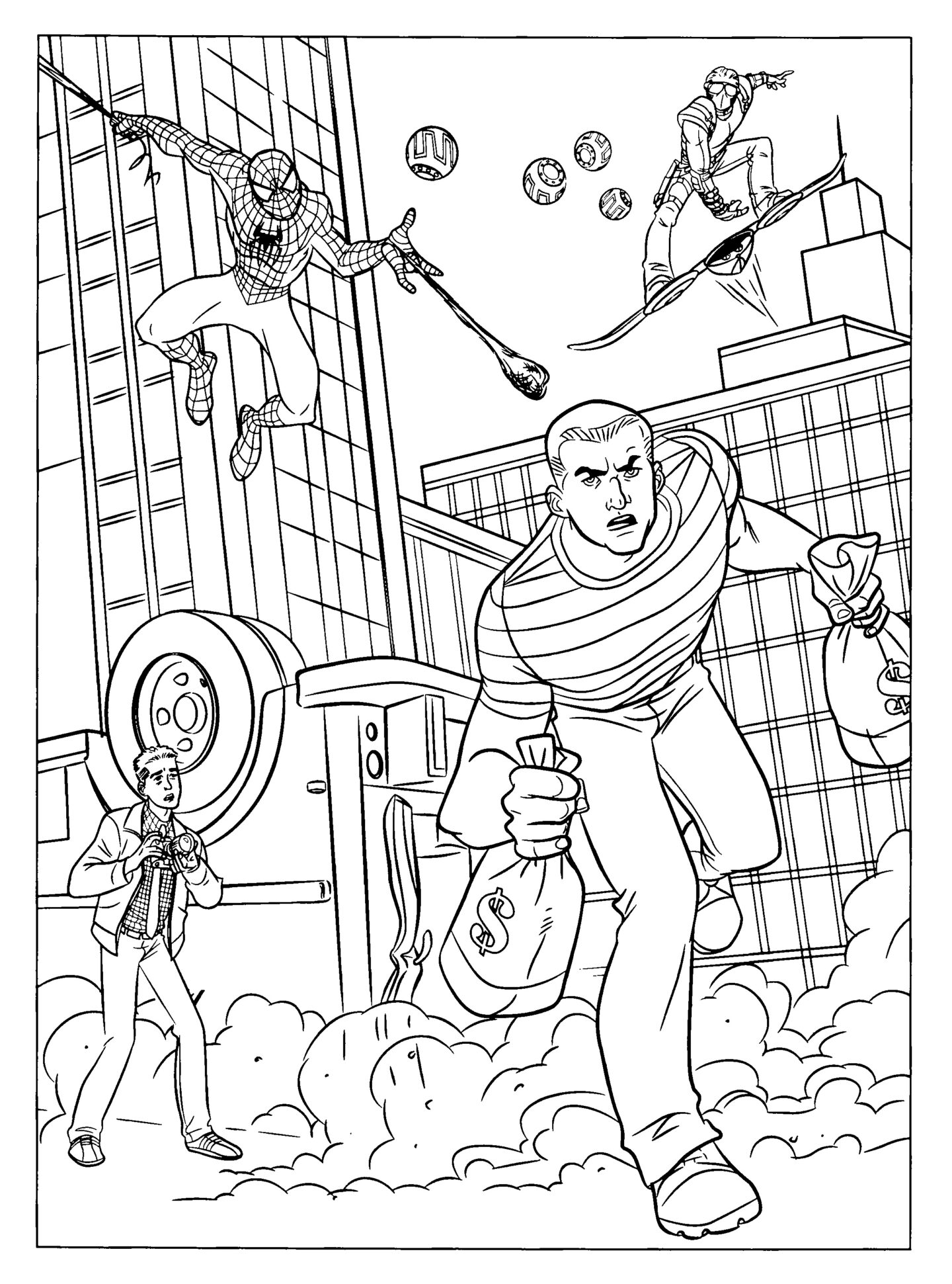 Spiderman Coloring Pages Free Printable 101