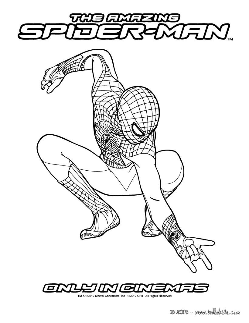 Spiderman Coloring Pages Free Printable 102