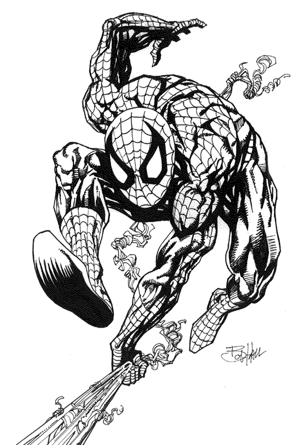 Spiderman Coloring Pages Free Printable 104