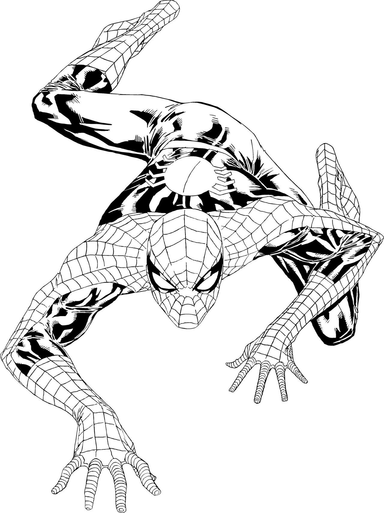 Spiderman Coloring Pages Free Printable 105