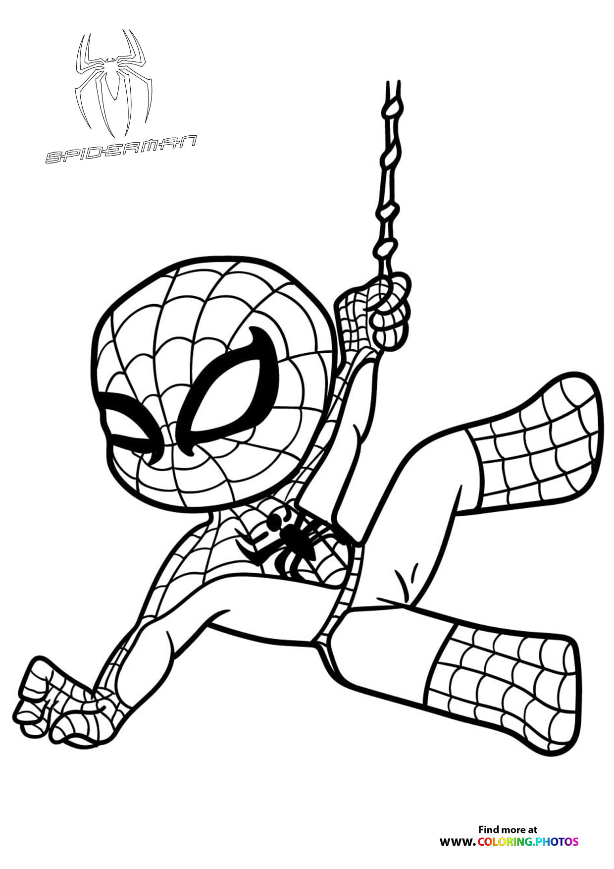 Spiderman Coloring Pages Free Printable 106