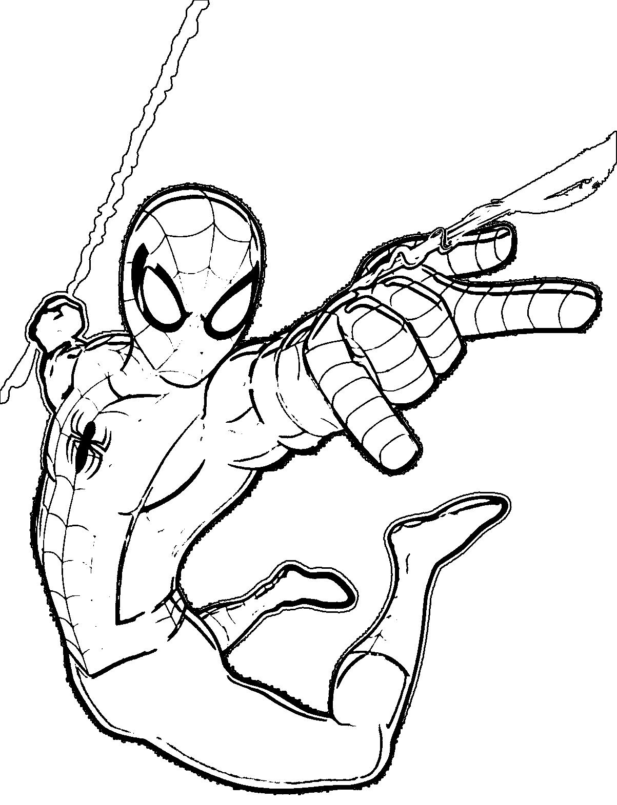 Spiderman Coloring Pages Free Printable 107