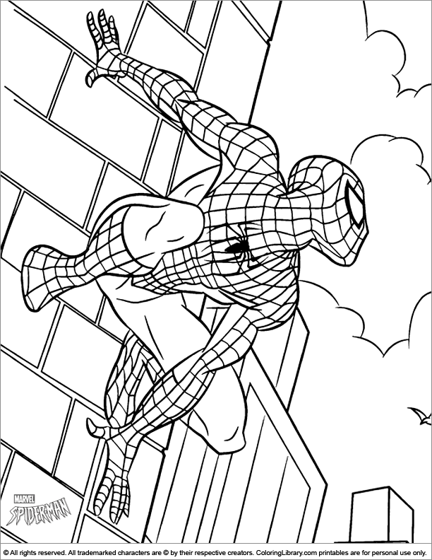 Spiderman Coloring Pages Free Printable 109