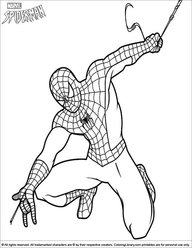 Spiderman Coloring Pages Free Printable 114