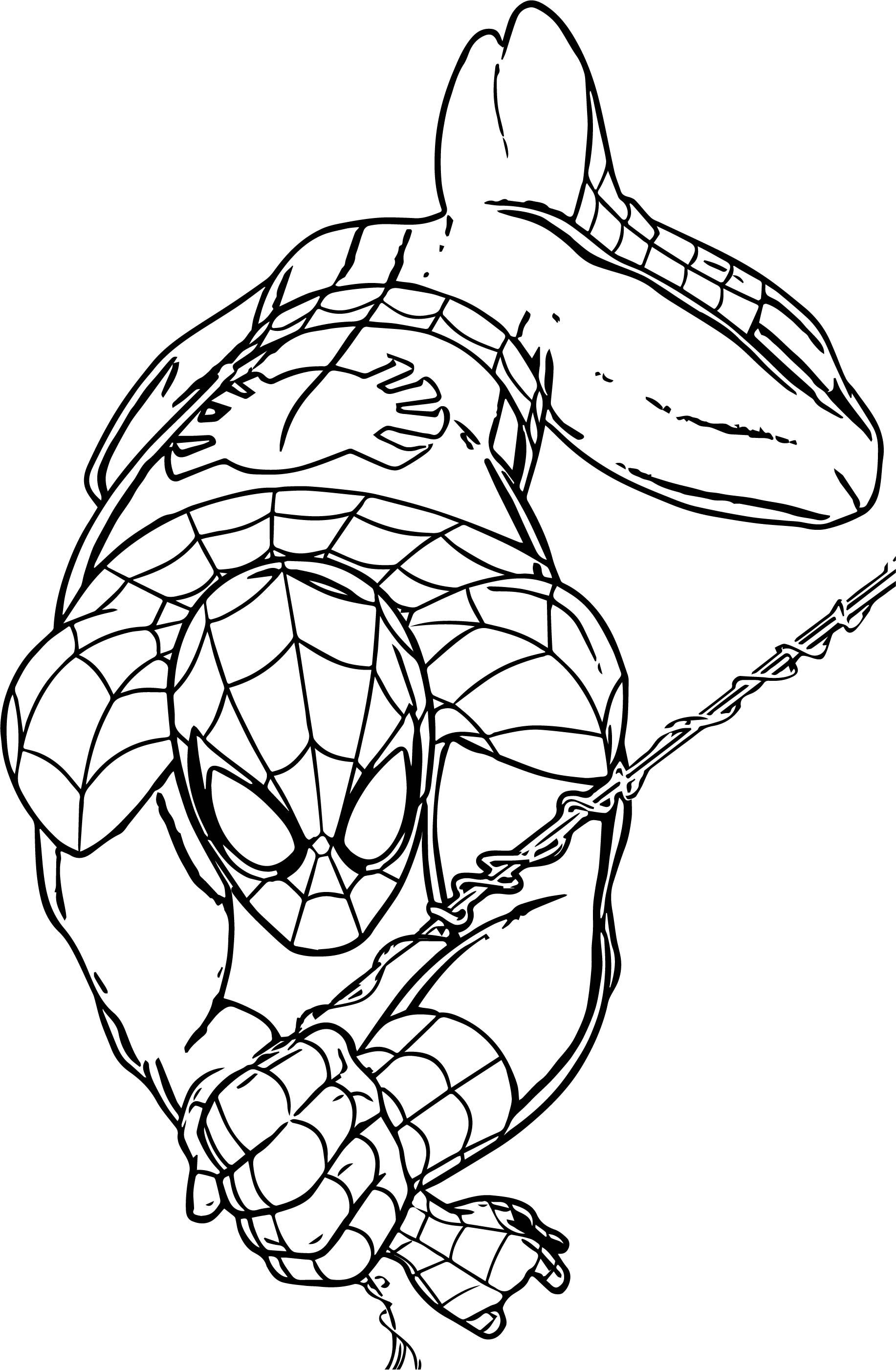 Spiderman Coloring Pages Free Printable 119