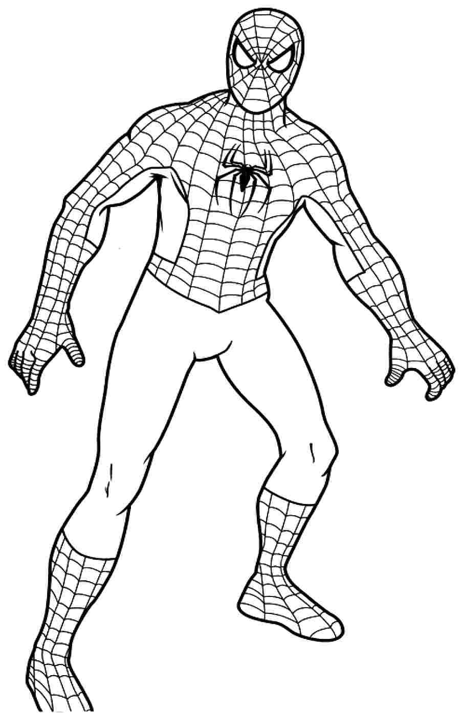 Spiderman Coloring Pages Free Printable 121