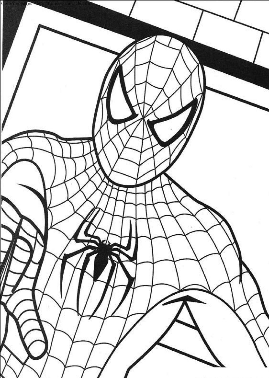 Spiderman Coloring Pages Free Printable 122