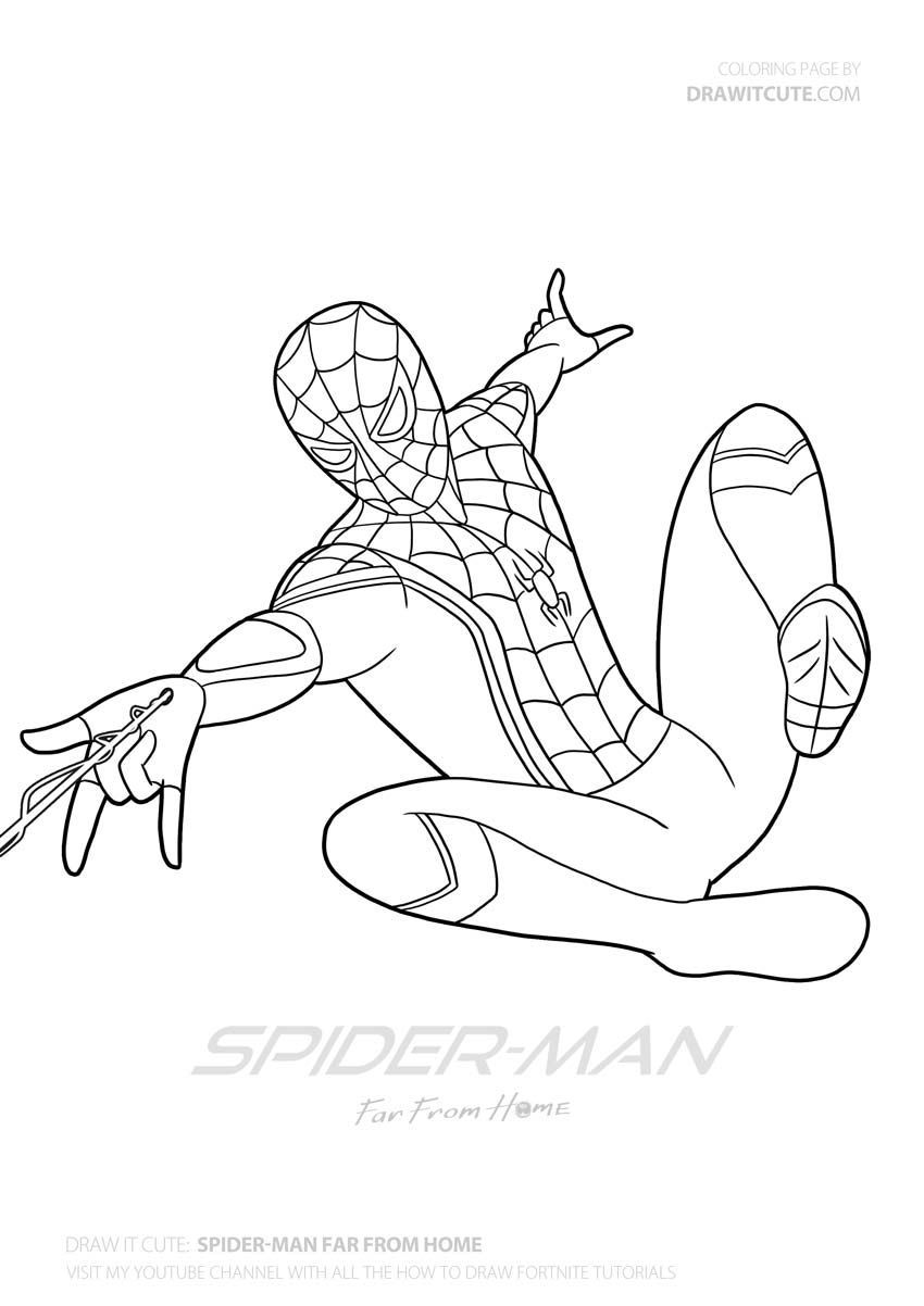 Spiderman Coloring Pages Free Printable 124