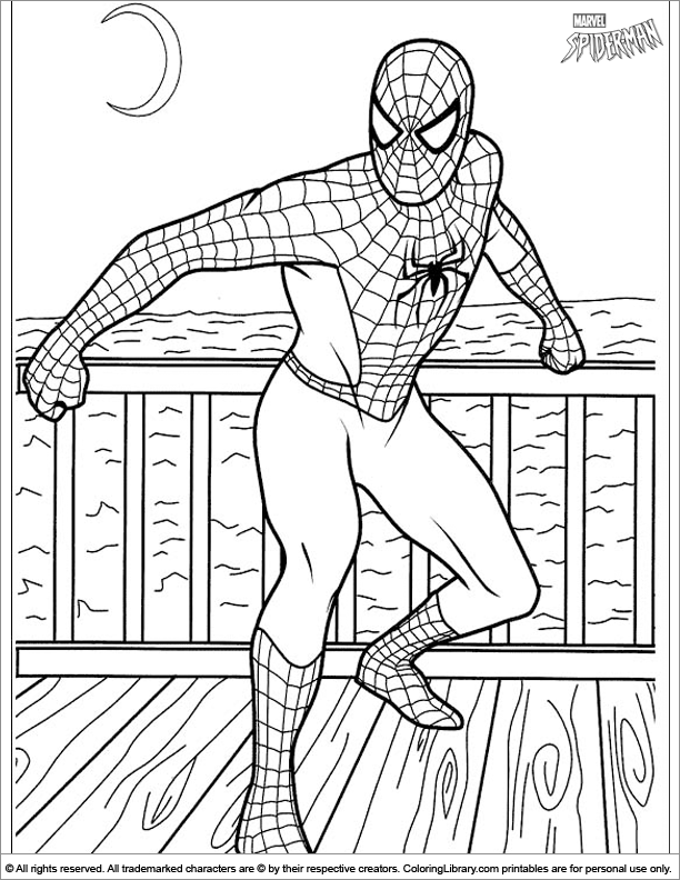 Spiderman Coloring Pages Free Printable 126