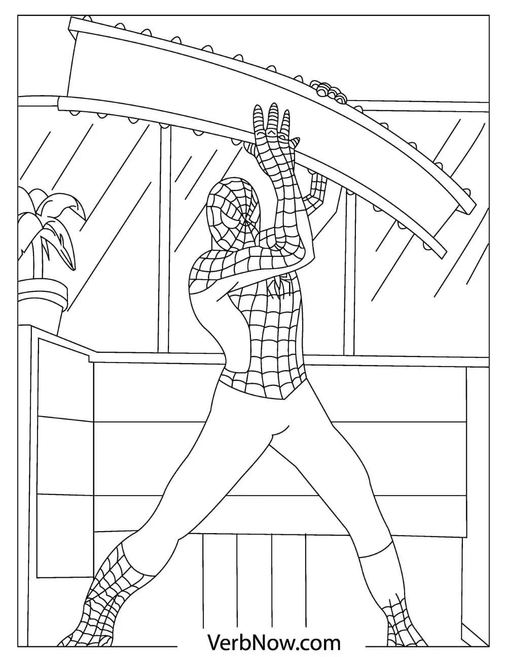 Spiderman Coloring Pages Free Printable 127