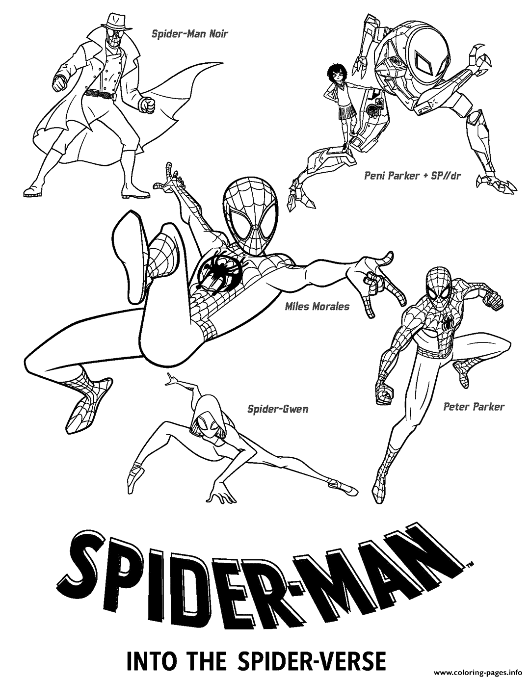 Spiderman Coloring Pages Free Printable 129