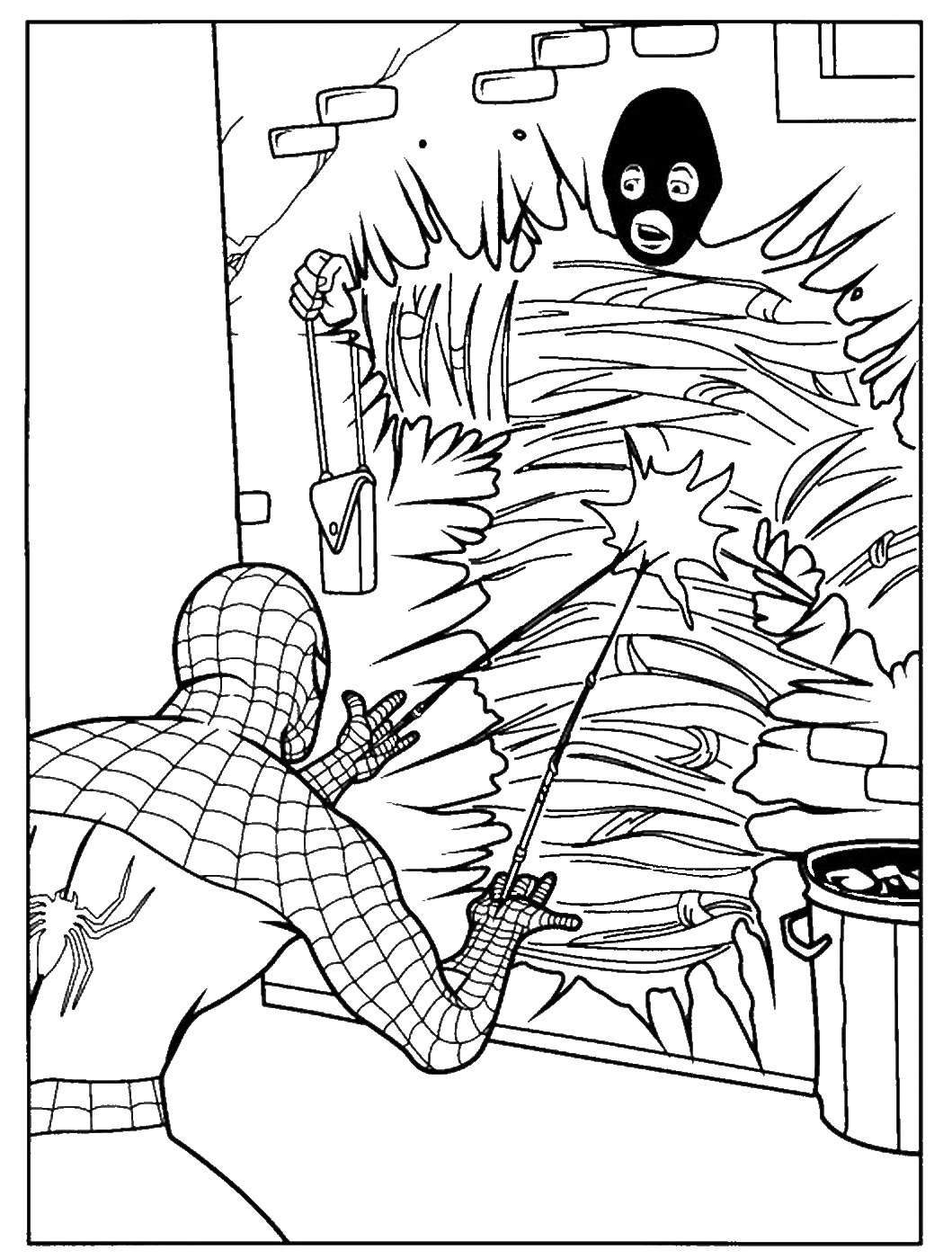 Spiderman Coloring Pages Free Printable 130