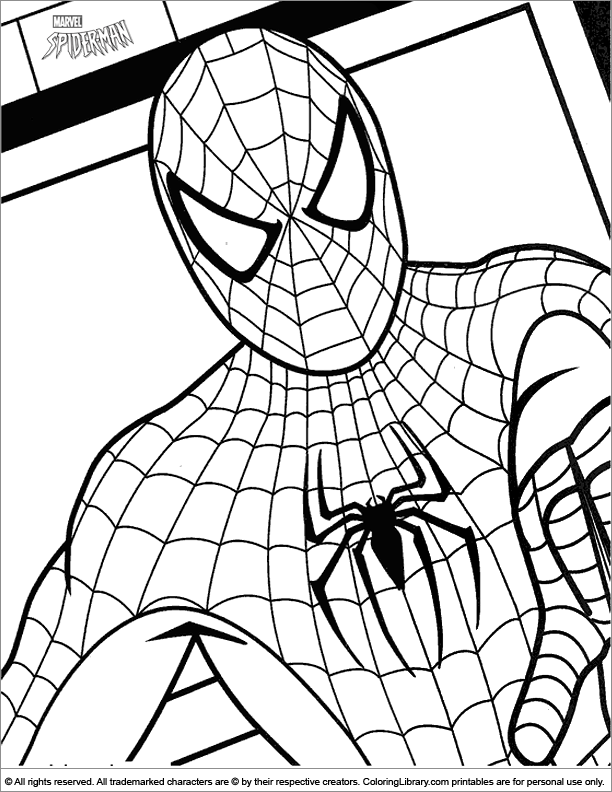 Spiderman Coloring Pages Free Printable 133