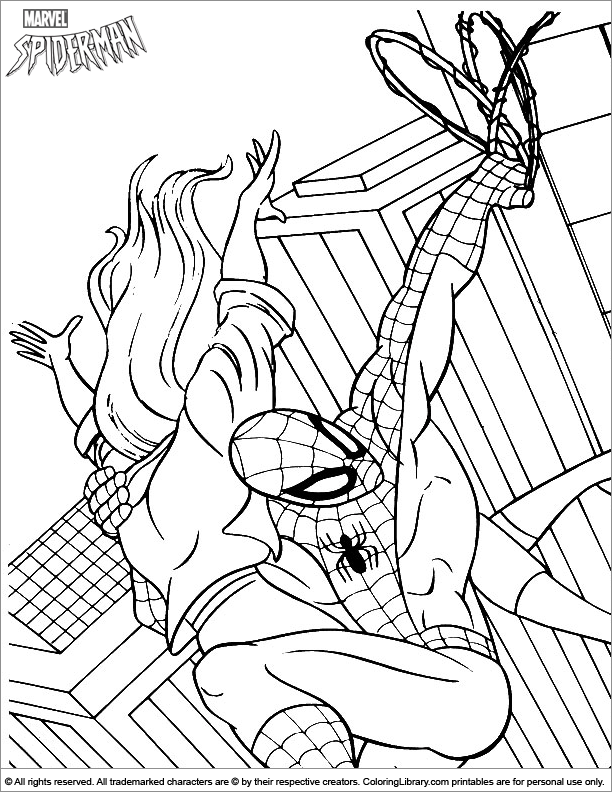 Spiderman Coloring Pages Free Printable 136