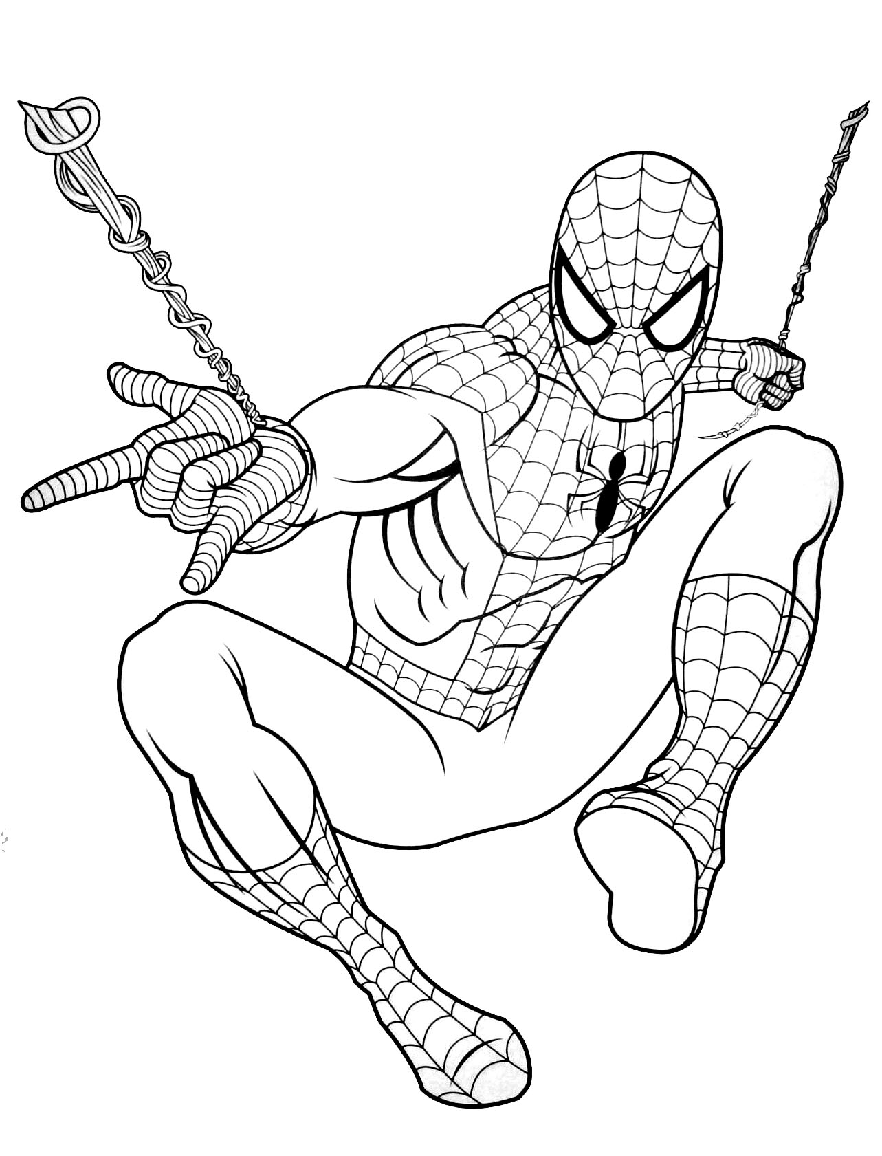 Spiderman Coloring Pages Free Printable 137