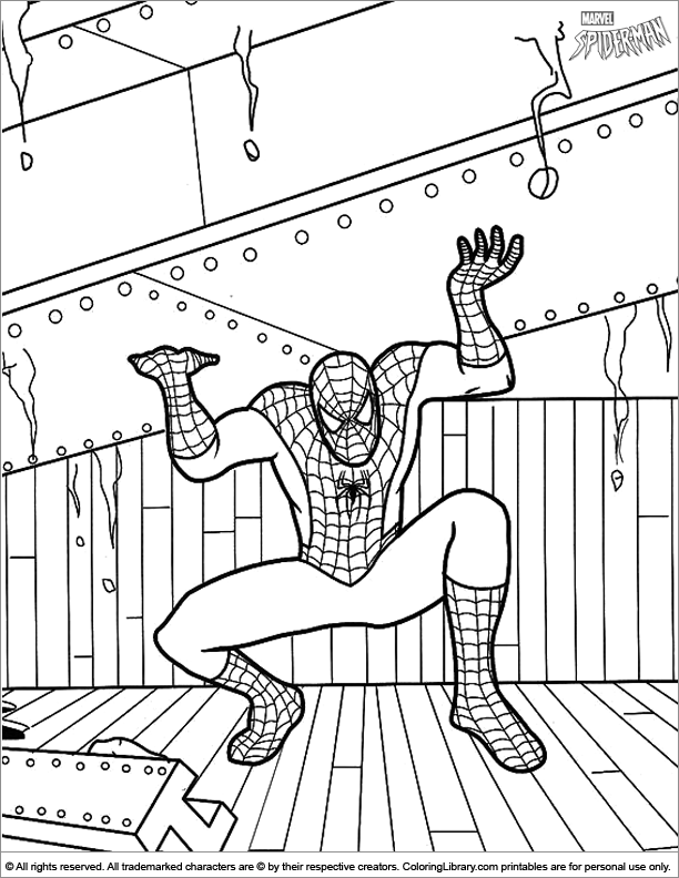 Spiderman Coloring Pages Free Printable 147