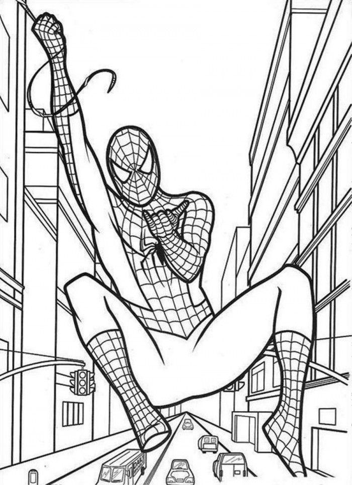 Spiderman Coloring Pages Free Printable 148