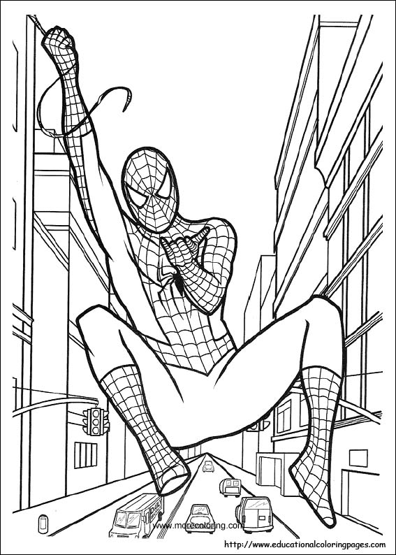 Spiderman Coloring Pages Free Printable 150