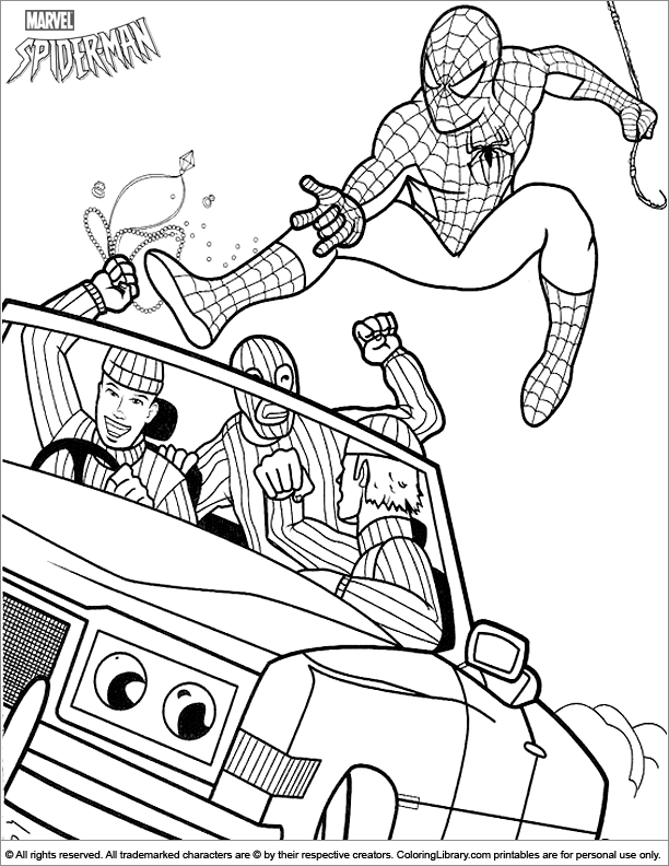 Spiderman Coloring Pages Free Printable 153