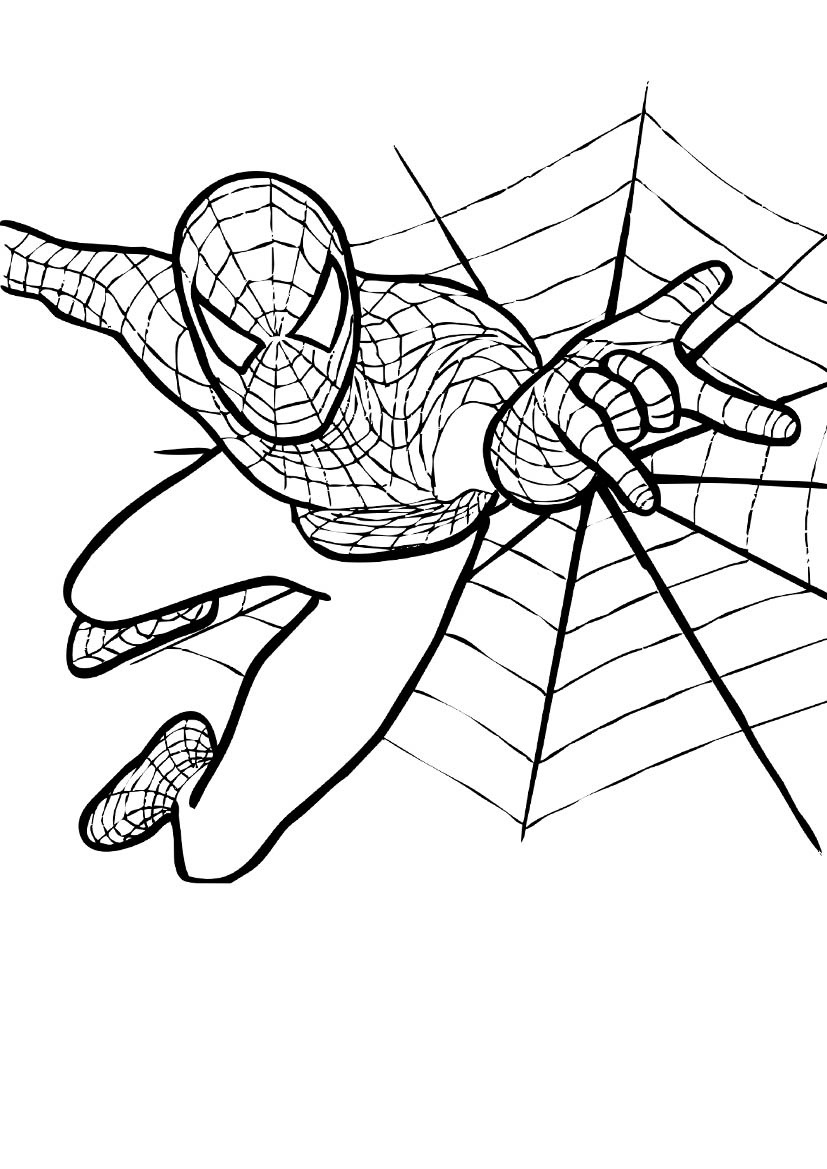 Spiderman Coloring Pages Free Printable 156