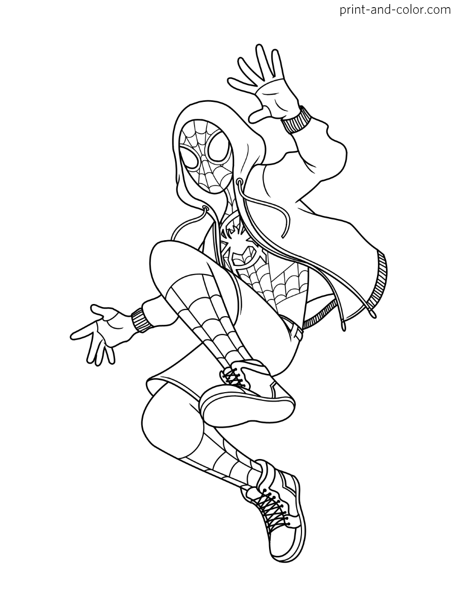 Spiderman Coloring Pages Free Printable 157