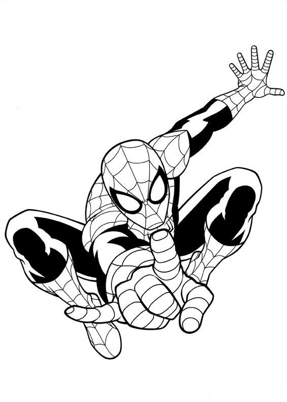 Spiderman Coloring Pages Free Printable 161