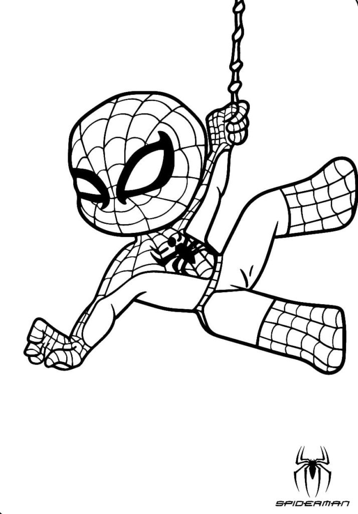 Spiderman Coloring Pages Free Printable 164