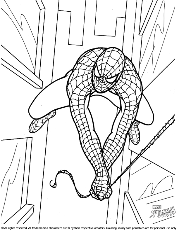 Spiderman Coloring Pages Free Printable 165