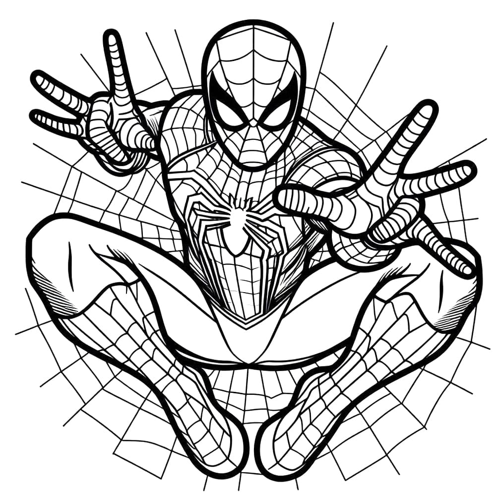 Spiderman Coloring Pages Free Printable 169