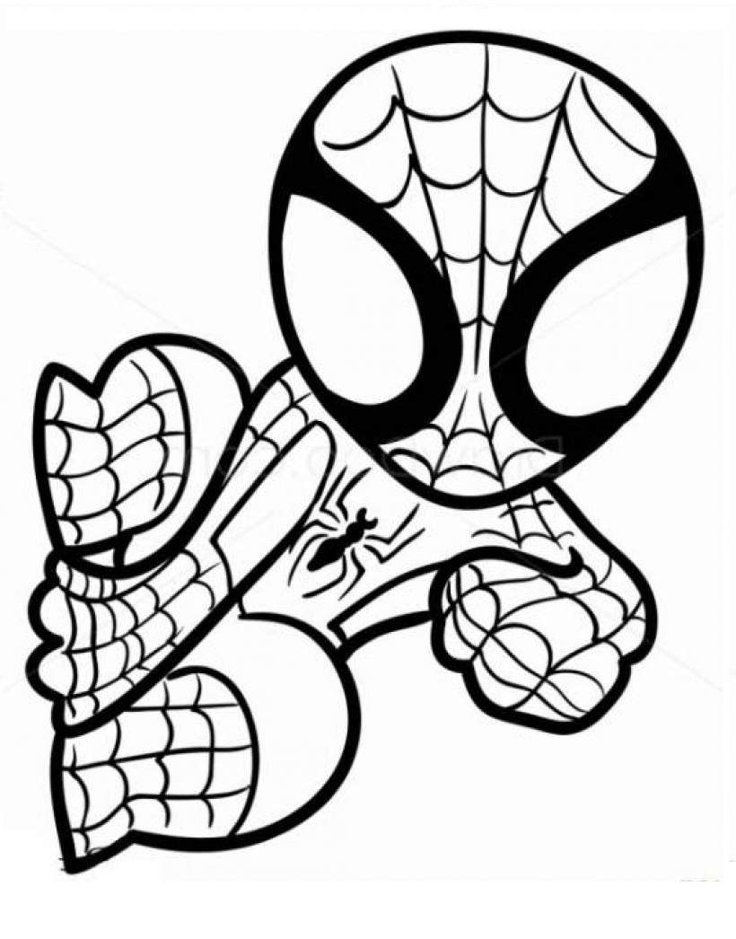 Spiderman Coloring Pages Free Printable 17