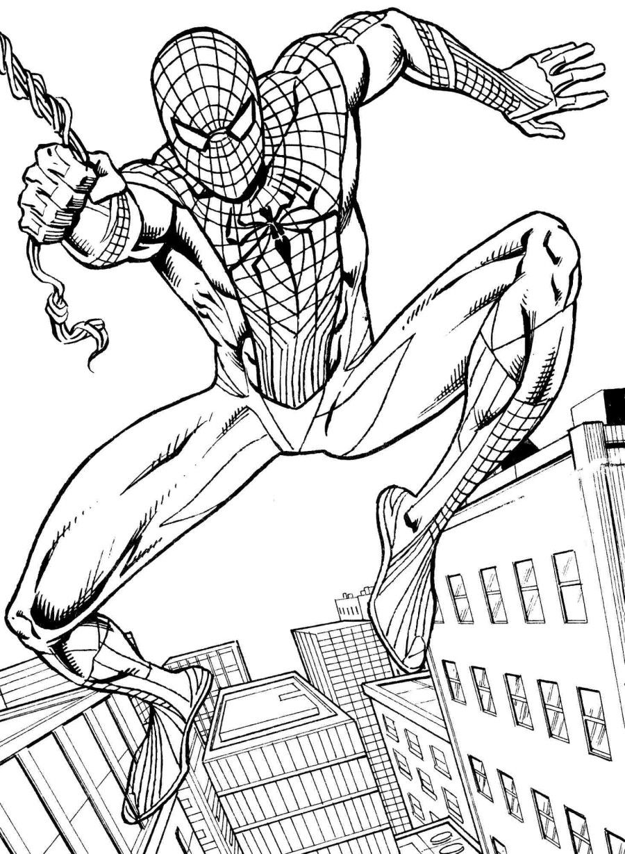 Spiderman Coloring Pages Free Printable 171