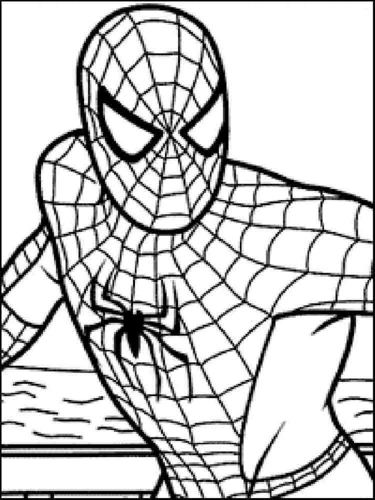 Spiderman Coloring Pages Free Printable 173