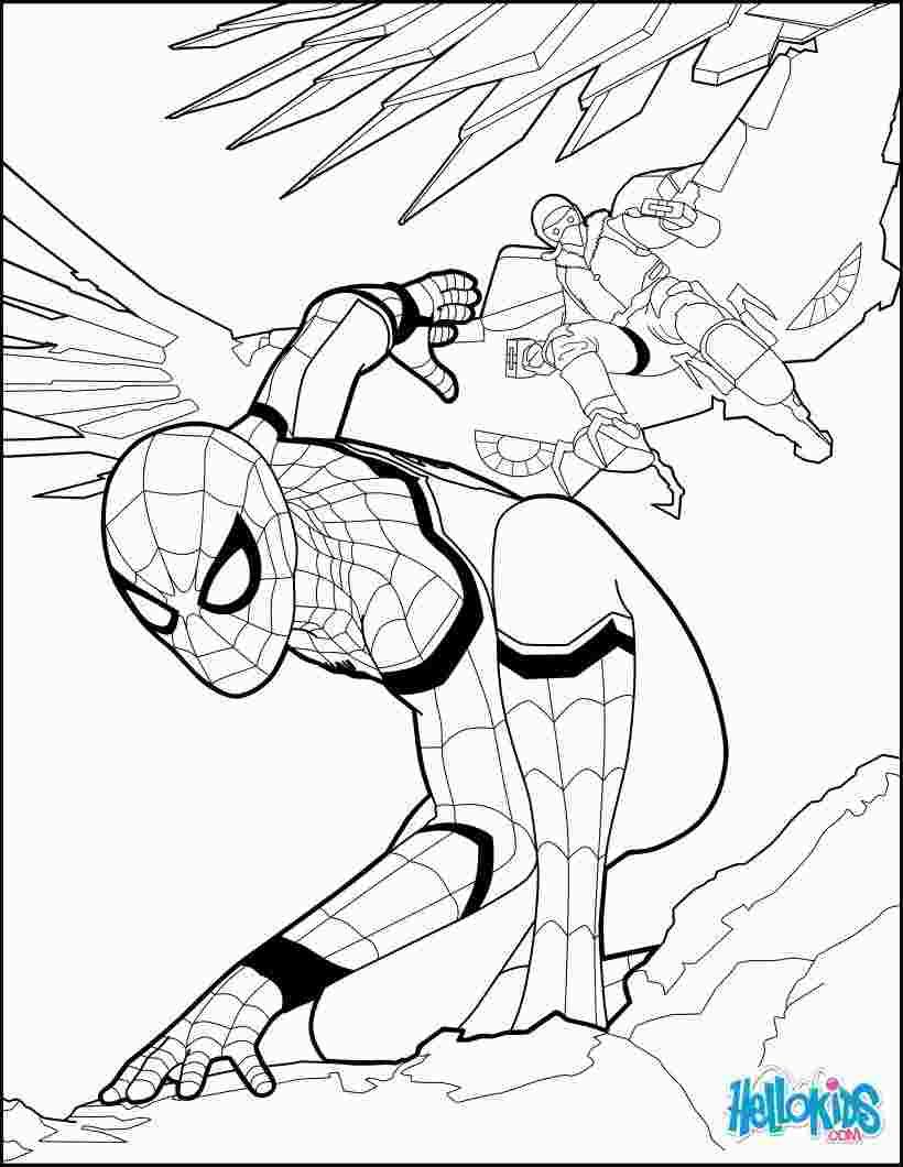 Spiderman Coloring Pages Free Printable 174