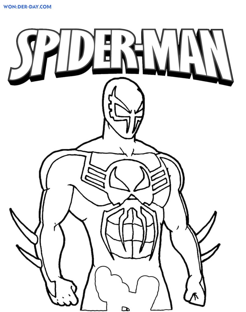 Spiderman Coloring Pages Free Printable 180