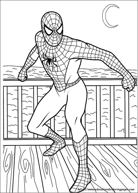 Spiderman Coloring Pages Free Printable 181