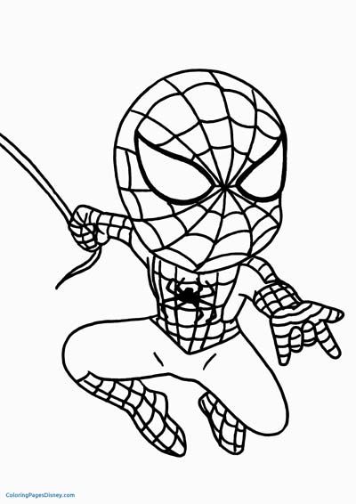 Spiderman Coloring Pages Free Printable 20