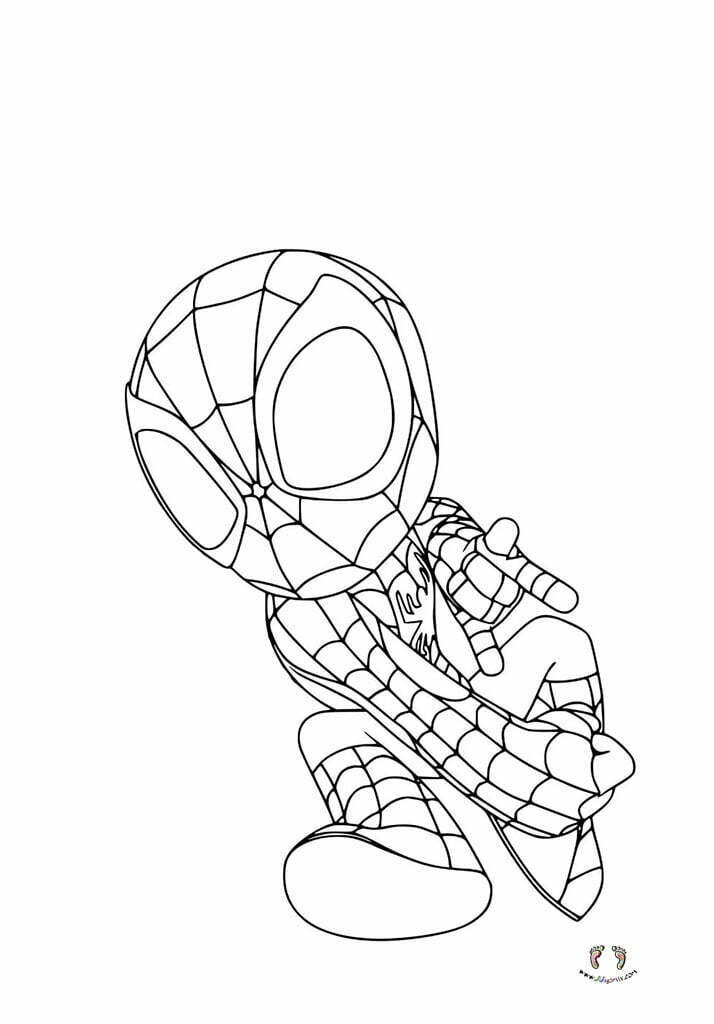 Spiderman Coloring Pages Free Printable 24