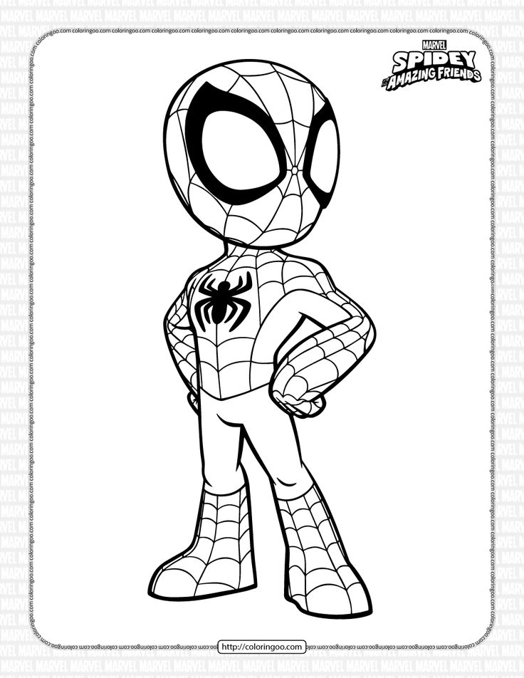 Spiderman Coloring Pages Free Printable 29