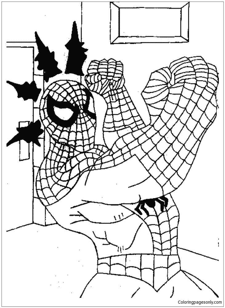 Spiderman Coloring Pages Free Printable 34