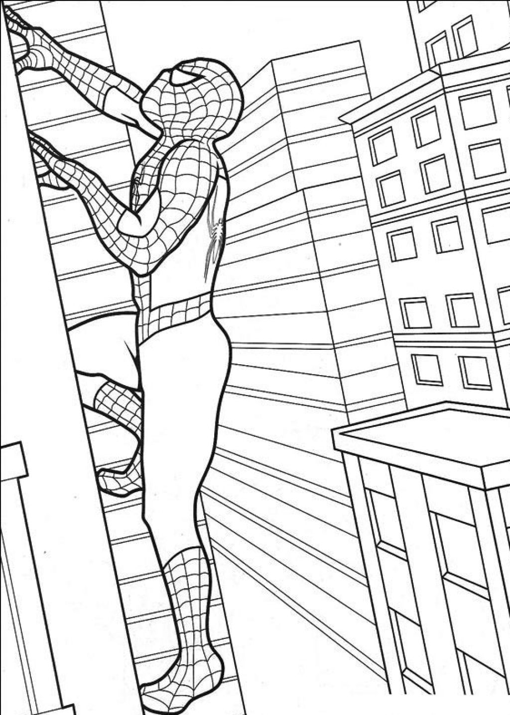 Spiderman Coloring Pages Free Printable 36