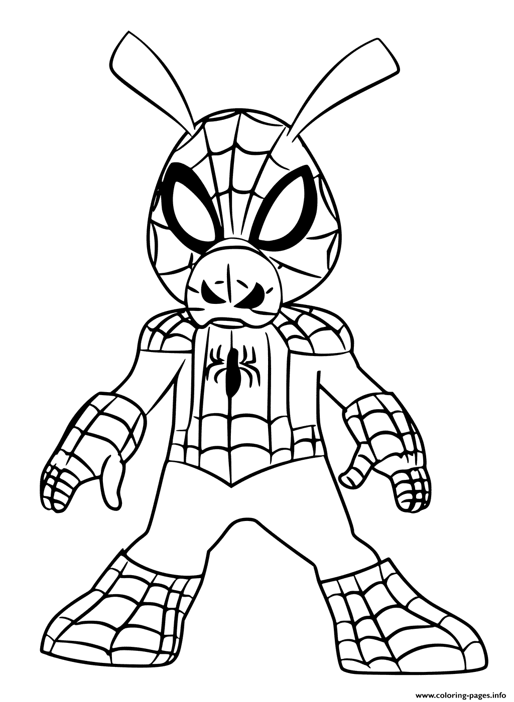 Spiderman Coloring Pages Free Printable 39