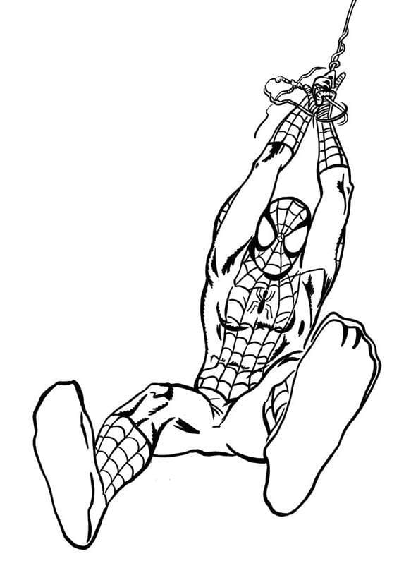 Spiderman Coloring Pages Free Printable 40